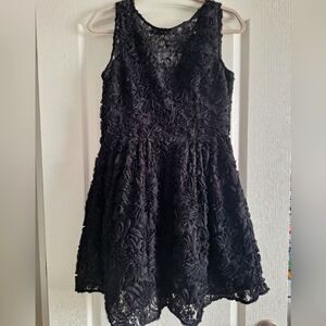 Cynthia Steffe Black Trixie Fit Flare Dress Size 6